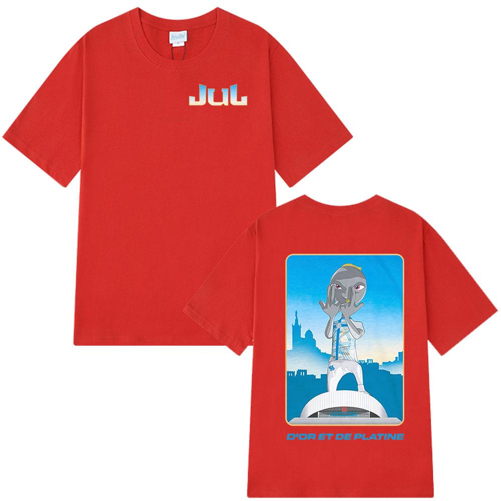 Rapper Jul Graphic Print T Shirt Unisex Women Clothing Fashion Hip Hop Tshirt Summer Casual Cotton Short Sleeve Y2K Tees