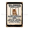 Bengal Cat Mug Shot Bad Cat Tomlopez2001us Metal Sign Pub Plates Design Retro Poster Customize Tin Sign Poster
