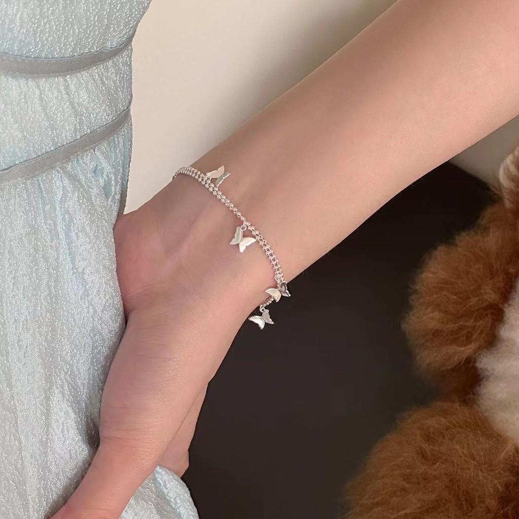 Изысканный ночной звездный циркониевый браслет для женщин элегантные посеребренные геометрические украшения для рук