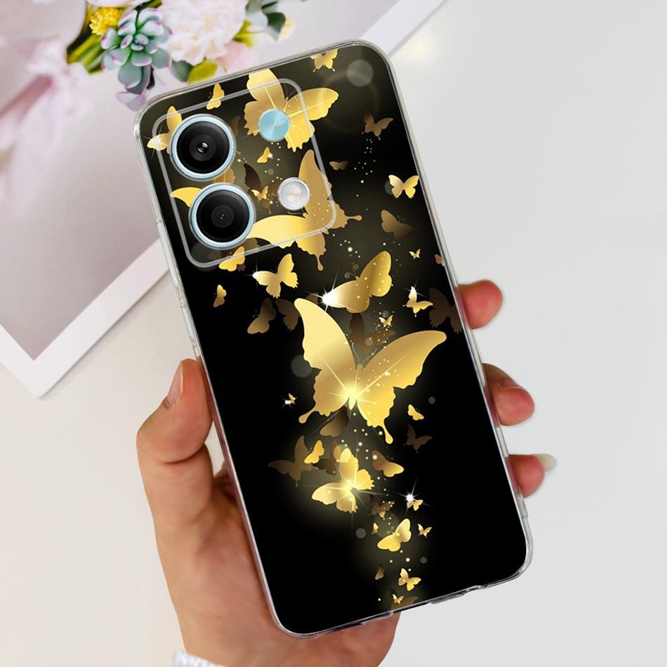For Xiaomi Redmi Note 13 4G Case Redmi Note 13 Pro 4G Global Cute Soft Silicone TPU Slim Cover For Redmi Note13 13Pro 4G