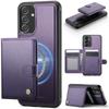 For Samsung Galaxy A34 5G Case JEEHOOD J09 RFID Blocking Card Holder Leather Back Phone Cover Magnetic Case
