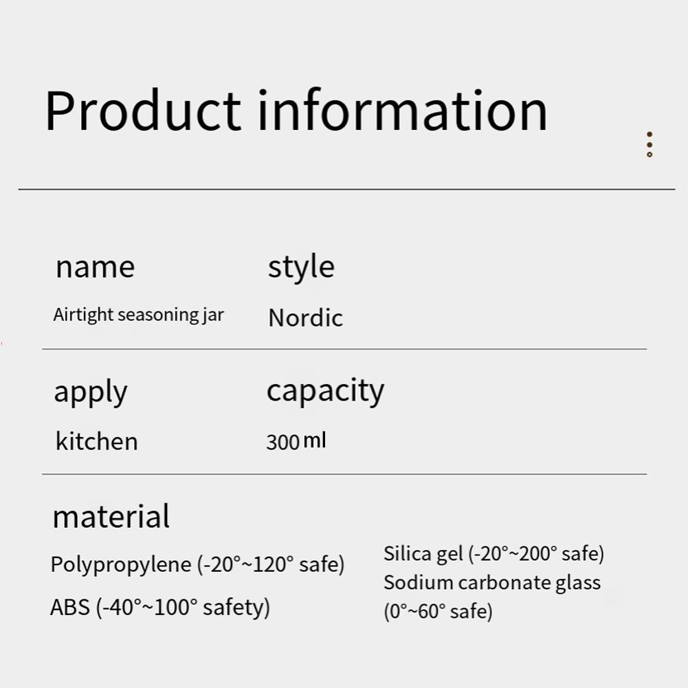 Стеклянные банки для специй и приправ 300 мл, банка для специй, контейнер для специй с герметичными крышками, прозрачные стеклянные банки для приправ для кухни