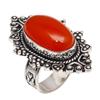 Red Carnelian Gemstone Handmade Silver Jewelry "7"