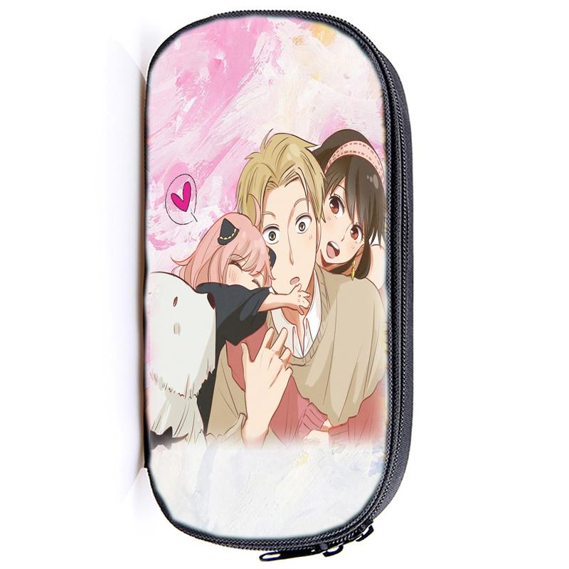 Семейный пенал Spy X Anya Forger, многофункциональный пенал, школьные принадлежности, чехол для ручек, канцелярские принадлежности, пенал