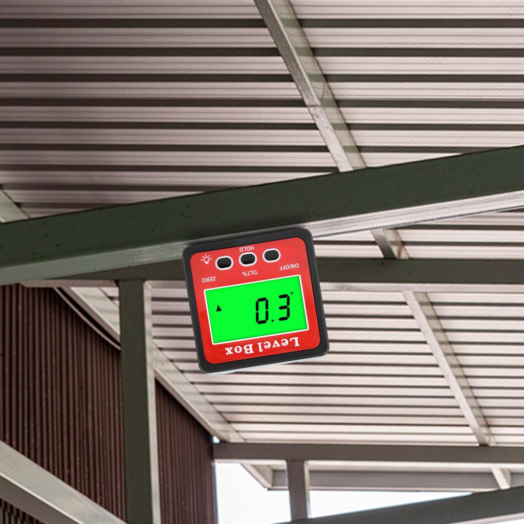 Digital Angle Gauge Level Box Accurate Magnetic Portable Size Protractor Inclinometer for Woodworking Construction Machinery