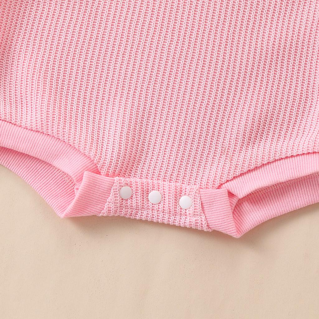 Толстовки для девочек, комбинезоны с вышитыми буквами, круглым вырезом и длинными рукавами, детские комбинезоны, осенние боди для малышей