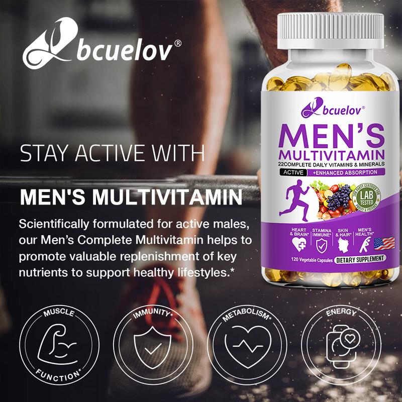 Multivitamins Supplement, With Magnesium, Niacin, 120 Capsules Per Bottle, Vegan