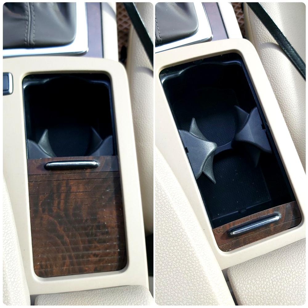 For Mercedes-Benz C-Class W204 2007-2017 Drink Cup Holder Black Center Console Car Kit 2046802391