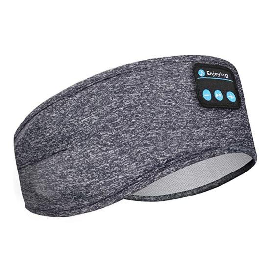 Bluetooth-совместимая 5.0 Повязка на голову Наушники с шумоподавлением Накладные Регулируемая повязка на голову Однотонная Эластичная лента