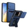 KEYSION Чехол-кошелек с держателем для карт для ZTE Blade A56 Защита выдвижной камеры Подставка Ударопрочный чехол для Blade A56 Pro