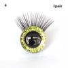 10 Colors Glitter Crystal Eyes 12mm Eyes with Eyelash New Bear Animal Eyes  Doll Accessories
