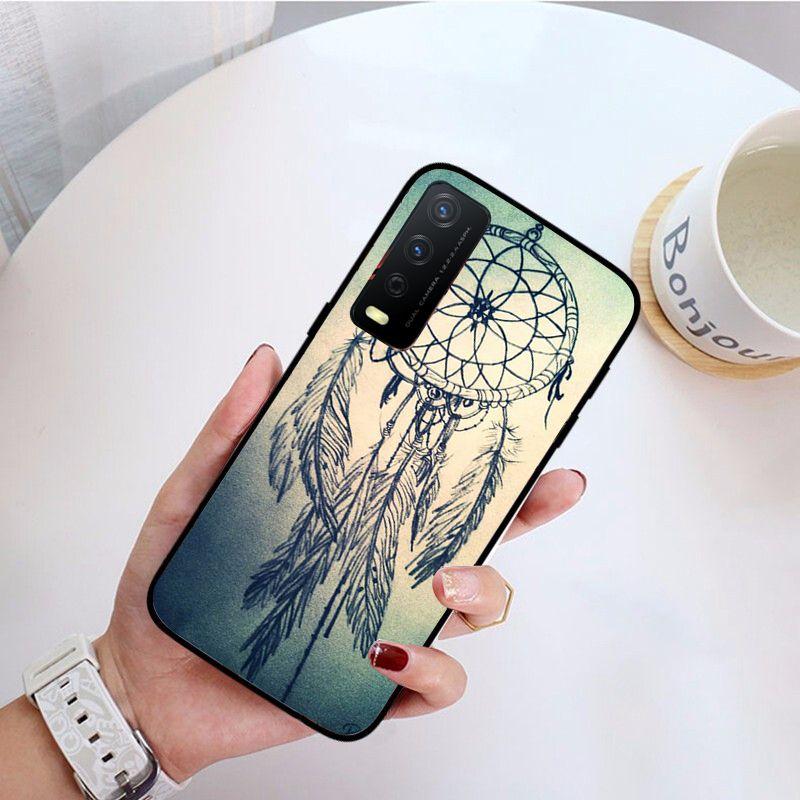 Синий Ловец снов Ловец снов Чехол для телефона для vivo Y31 Y30 Y33S Y11S Y12S Y17 Y20 Y21S Y1S Y53S Y15 Y19 Y91C V23 Чехлы coque