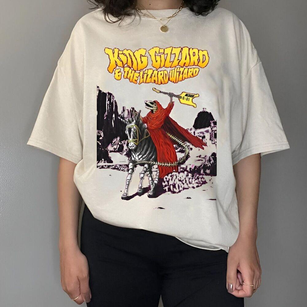 Футболка King Gizzard And The Lizard Wizard Подарок Семье Унисекс Футболка