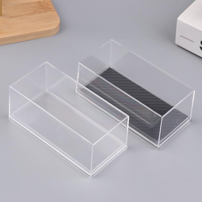 1 шт. Прозрачная акриловая коробка для хранения Практичная витрина для литых моделей автомобилей 1/64 Сделай сам Пылезащитная подставка для дисплея Игрушка