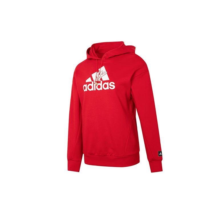 adidas Толстовка Gfx с буквенным логотипом и принтом кролика, женская толстовка красного цвета HZ2993