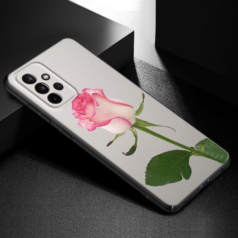 Красивый чехол для телефона с изображением розы для Samsung Galaxy A21 A30 A50 A52 S A13 A22 A32 A33 A53 A73 5G A11 A12 A31 A51 A70 A71 A72