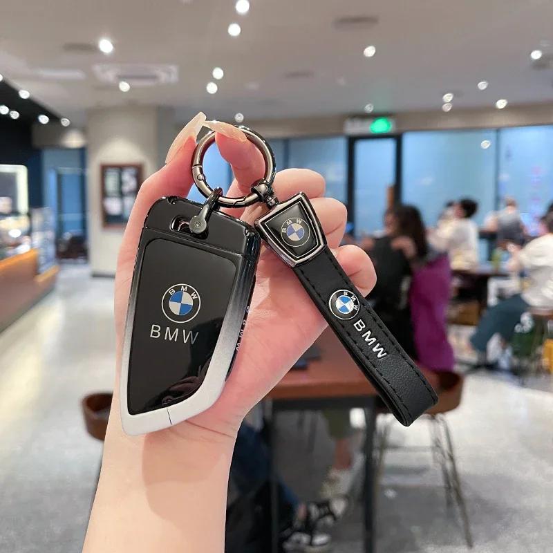 Car Key Case Cover Fob Keyring For BMW F30 F11 X3 F25 Serie 1 E39 X4 G20 X5 G05 F40 X6 F44 216 X1 G30 320i Car Styling CW4