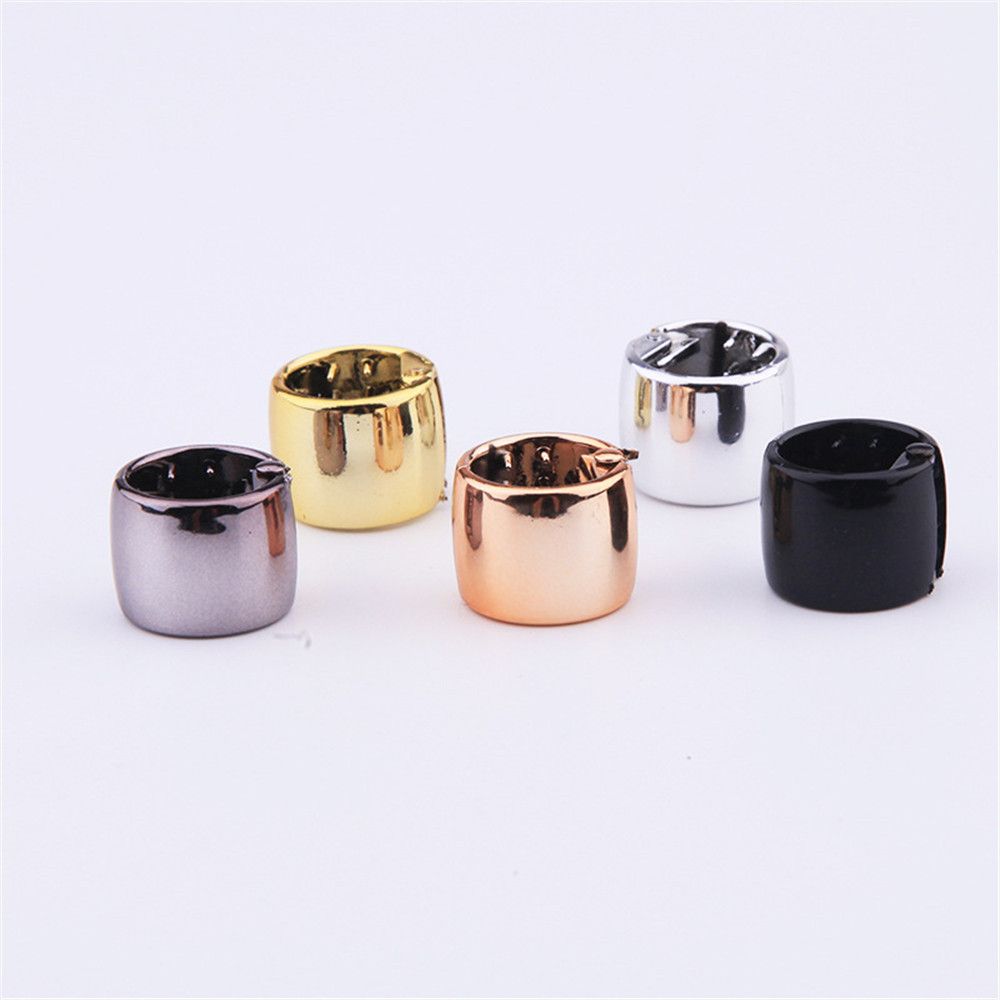 Punk Elastic Crystal Hair Ring Headband Hair Cuff Ponytail Holder