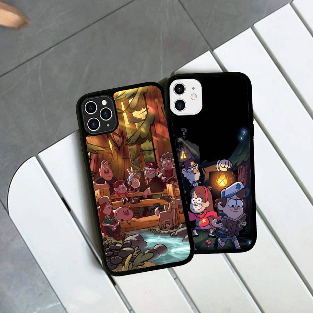 Гравити Фолз Свинья Для IPhone 11 12 13 14 15 16 17 Pro Max Plus TPU+PC Ударопрочные Задние Чехлы для Телефона