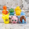 6Pcs/Set Figures Pikachu Anime Figures Charmander Psyduck Squirtle Jigglypuff Bulbasaur High Quality Vinyl Toy Model Kids Gifts