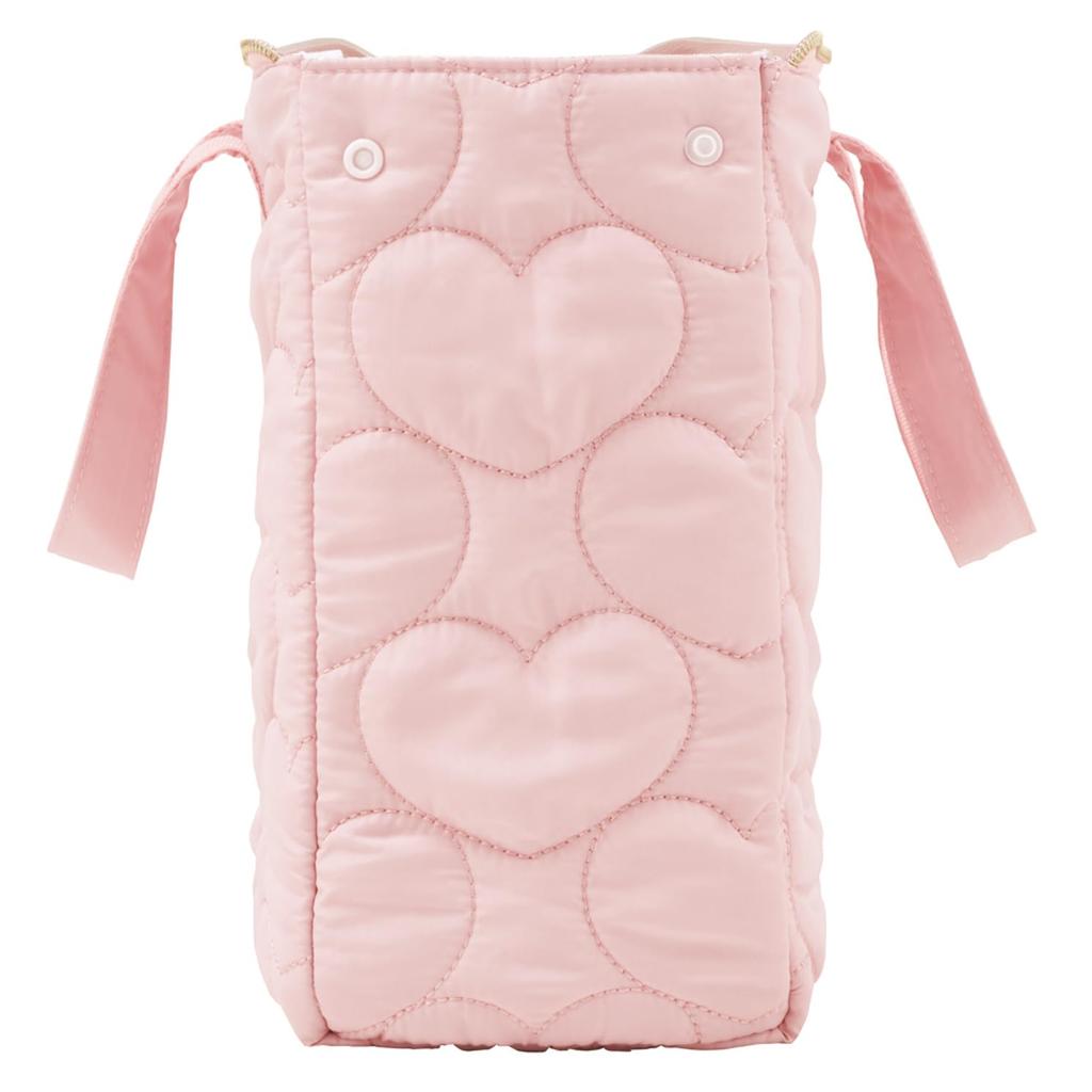 Skater Quilted Fabric Insulated Lunch Tote Bag with Sanrio My Melody Drawing Pocket, KBCT9-A
