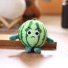 Cute Watermelon Plush Keychain With Soft Short Hair For Bag Decor And Gifts