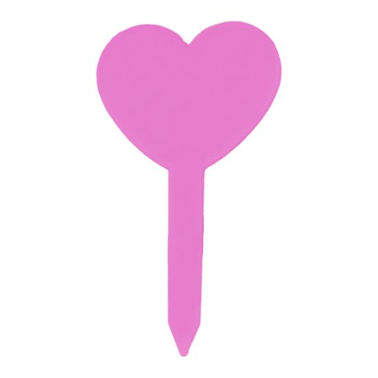 100 шт. Бирки для растений в форме сердца, водонепроницаемые садовые этикетки, многоразовые пластиковые маркеры для растений для цветочных горшков, клумб, травяных садов