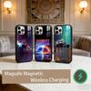 Чехол для телефона Game R-Rocket L-League Для iPhone 17, 16, 15, 14, 13, 12, 11 Plus, Pro Max Магнитный Для Magsafe Беспроводной Зарядки