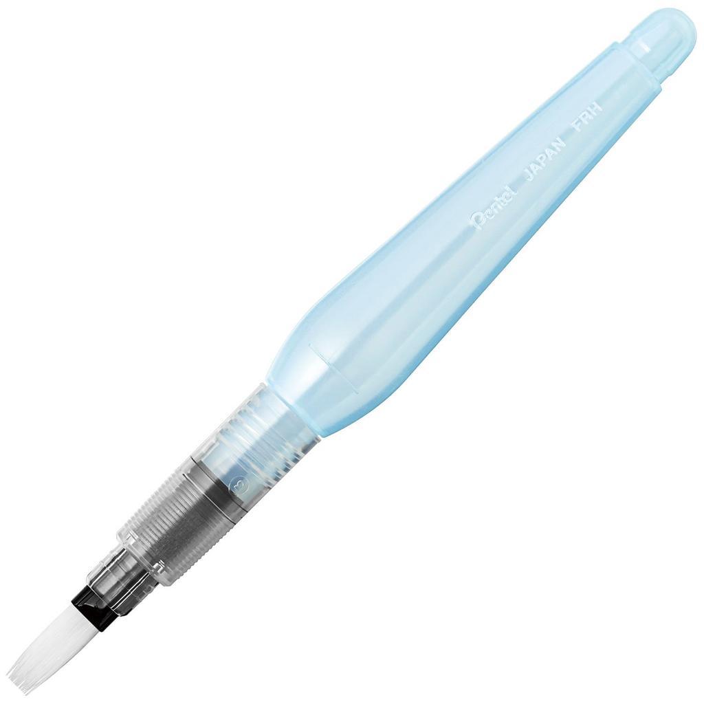 Pentel Water Brush Flat Brush Medium Light Blue FRH-MH