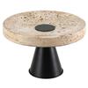 Marbling Fruit Dish Round Tray Desktop Storage Container Candlestick Candelabrum Candle Holder Home Decoration Accessories