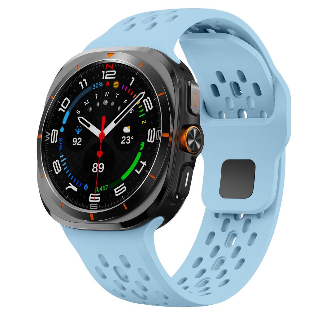 Спортивные силиконовые ремешки для Samsung Galaxy Watch Ultra Strap 47 мм аксессуары дышащий браслет Correa Galaxy Watch 7 ultra band