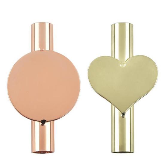 Настенное крепление металлическая трубка для цветов самоклеящаяся без сверления круглая сердечко любовь настоящий сухоцвет дисплей