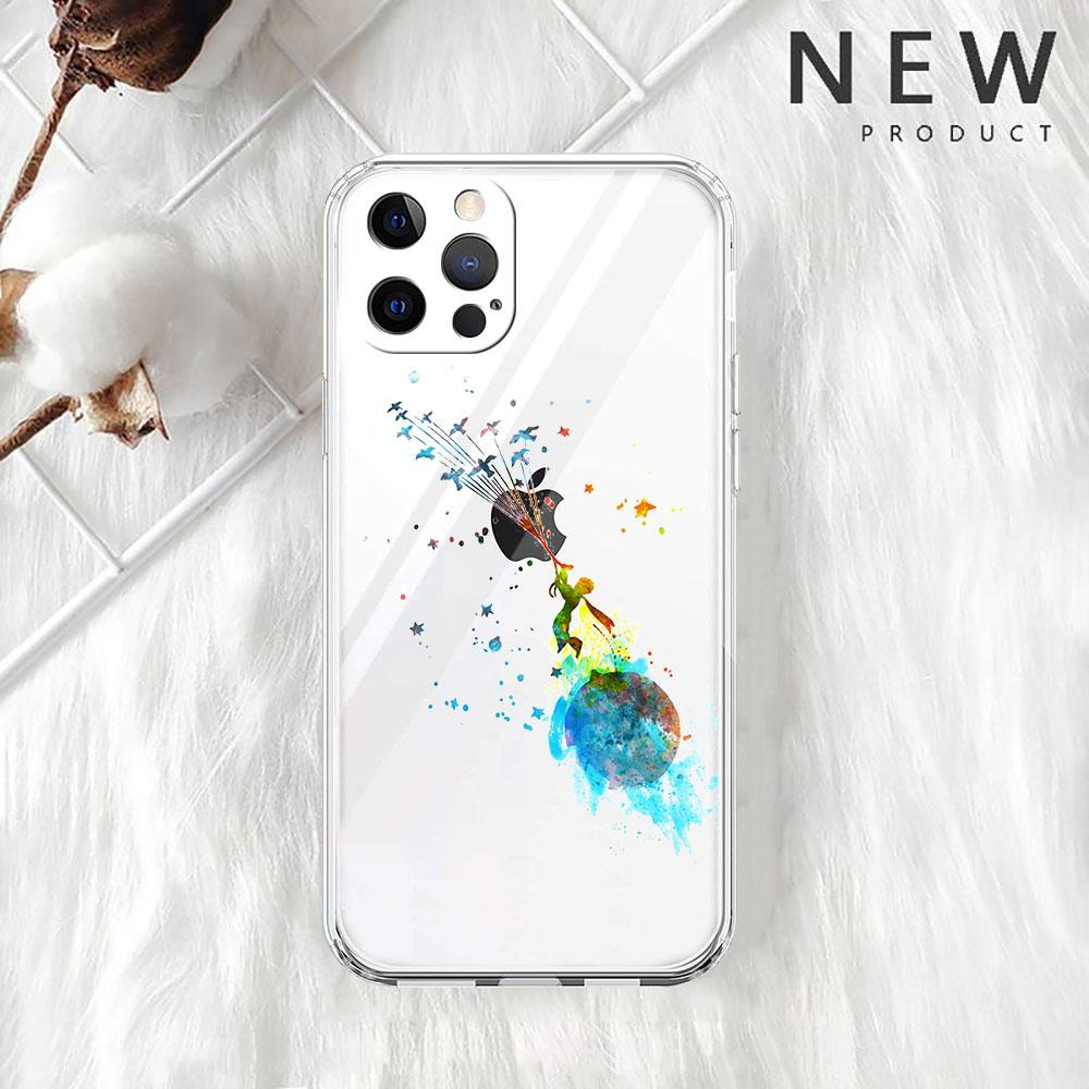 Чехол для Apple iPhone 14 13 Pro Max 11 12 Mini SE 7 8 Plus X XS XR 6 6S Прозрачный силиконовый чехол из ТПУ для телефона с рисунком «Маленький принц»
