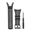 Wristwatch Strap Black Rubber Watchband for Suunto Ambit1 2 3 Watch