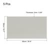 uxcell EVA Foam Sheets Gray x 2mm Thick Craft Foam EVA Sheets Costume Arts Crafts Projects Set of 5 35.4" 19.7" &
