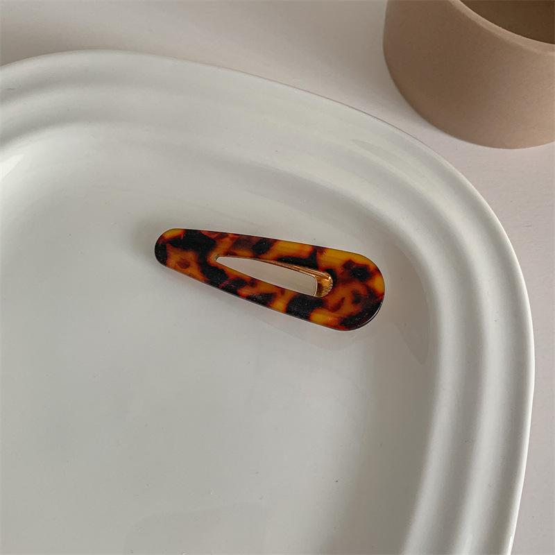 Французская ретро-заколка для волос «утконос» из ацетата — аксессуар для головного убора с челкой в корейском стиле