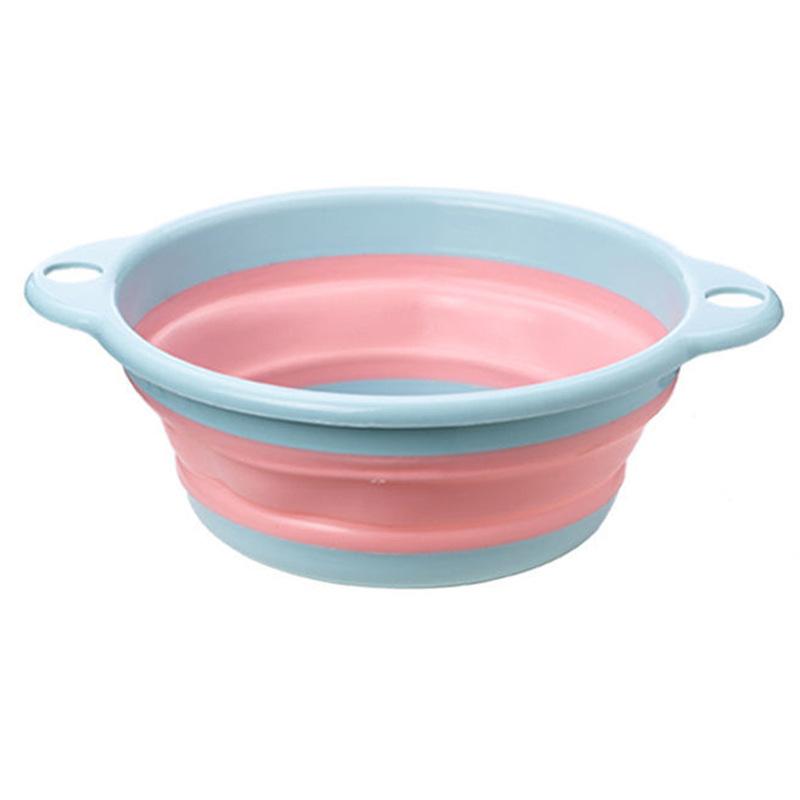 Портативное складное ведро для мытья лица, стирки и путешествий, компактный и прочный резервуар для воды