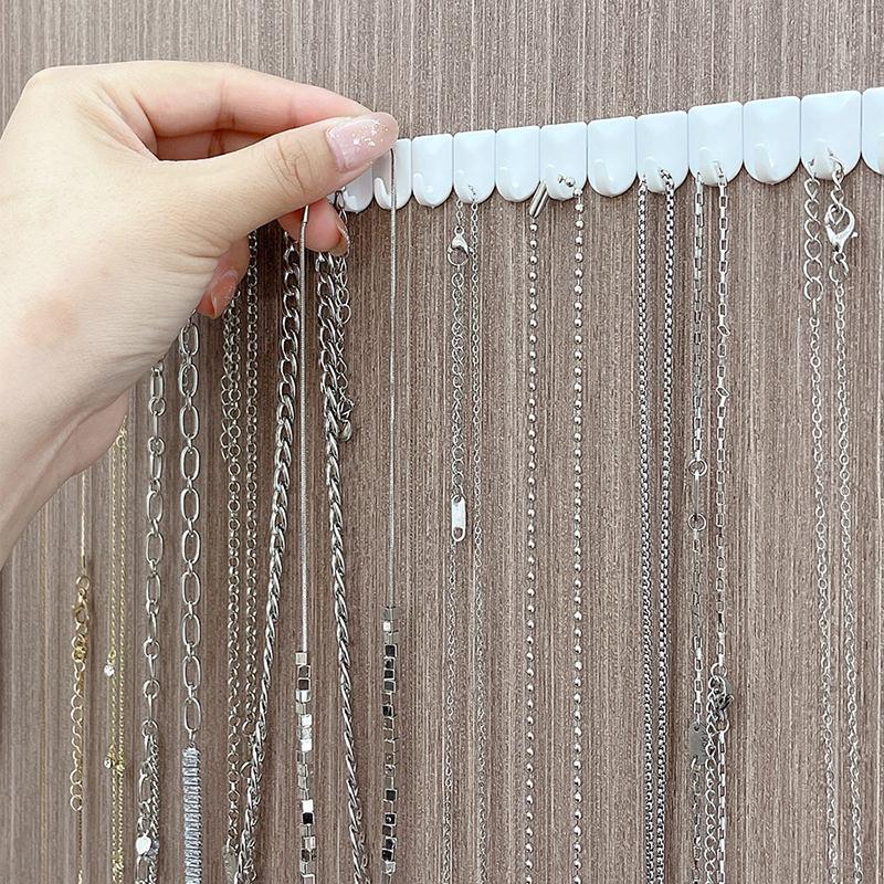 9 шт./компл. клейкая паста настенная вешалка для хранения ювелирных изделий дисплей ювелирных изделий крючки держатель для хранения органайзер для сережек колец ожерелий вешалка