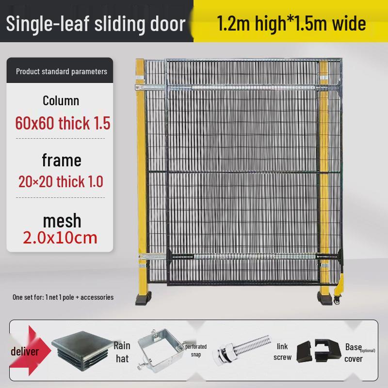 Workshop Mechanical Equipment Partition & Robot Fence Net with Seamless Connection