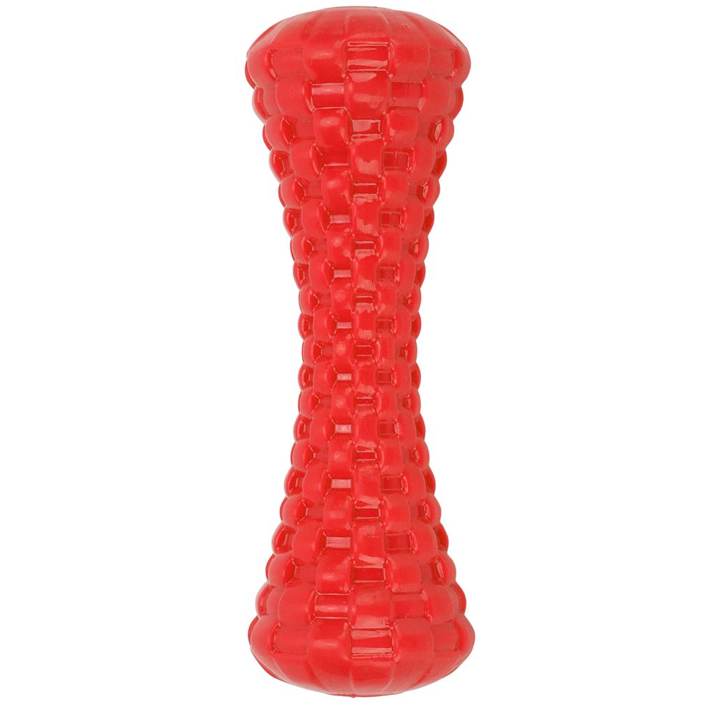 Пищалка для собак Неразрушимая игрушка для чистки зубов из ТПР для средних и крупных породКрасный