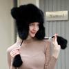 Женские зимние теплые шапки из искусственного меха, имитирующие монгольские уши