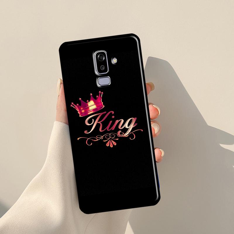Пары Crown QUEEN и KING для Samsung J3 J5 J7 J510 J310 J330 J710 J730 J1 A3 A5 2016 2017 J4 J6 Plus J8 2018 Чехол