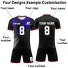 Комплект персонализированных рубашек для мужчин и девочек с именем и номером, футбольные майки на заказ для мальчиков, тренировочный костюм