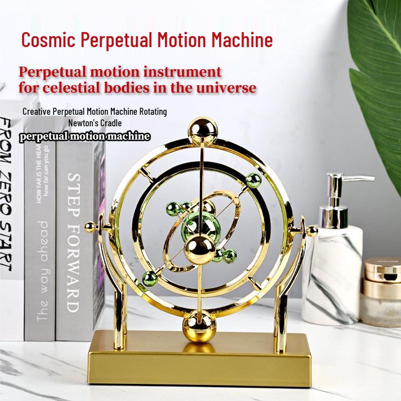 Небесный Хаотичный Орнамент: Вечный двигатель с левитирующими качелями для домашнего декора
