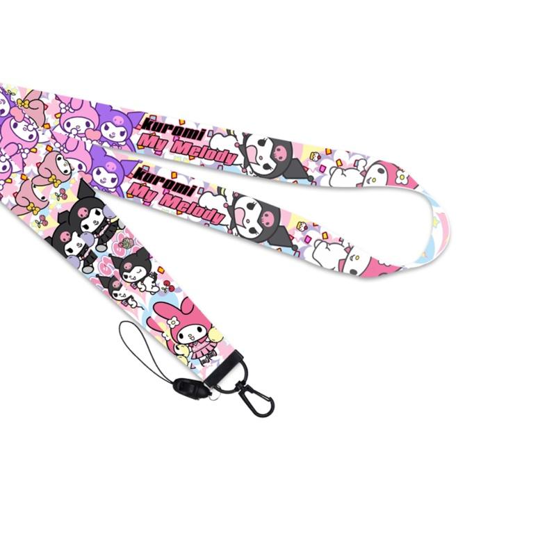 Sanrio Kuromi Character Phone Lanyard Soft Durable And Colorful Strap For All Your Needs!