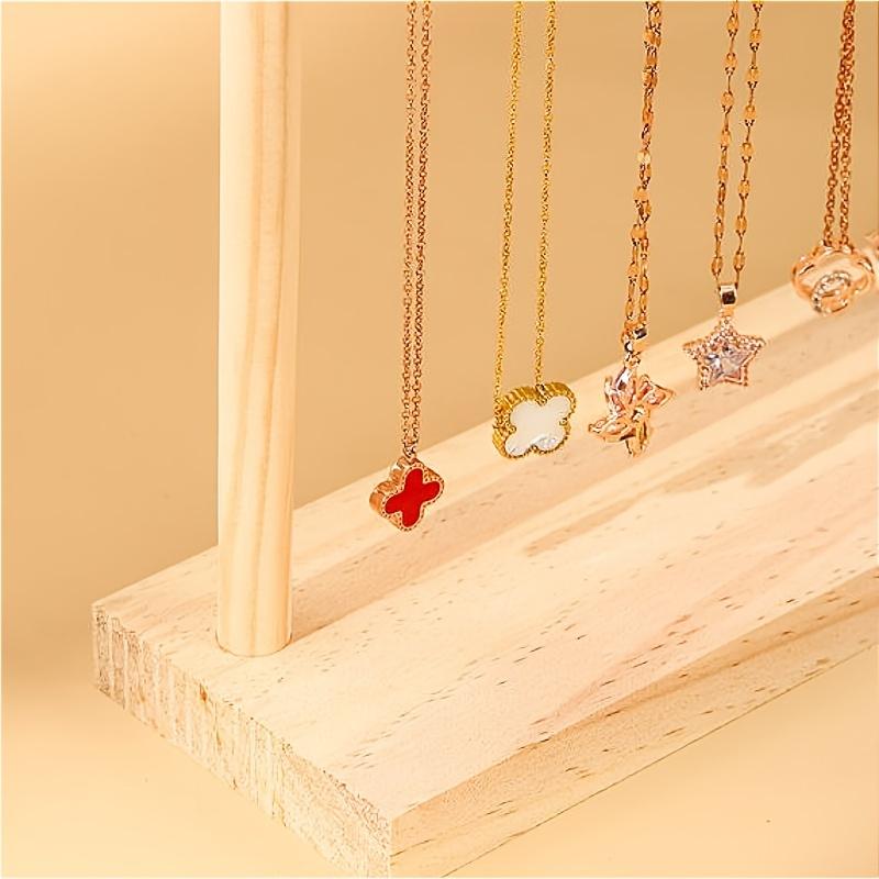 1 шт. Большая красивая и практичная стойка для демонстрации подвесок, органайзер для стойки ожерелий, стойка для демонстрации ювелирных изделий, стойка для демонстрации ожерелий для домашней комнаты