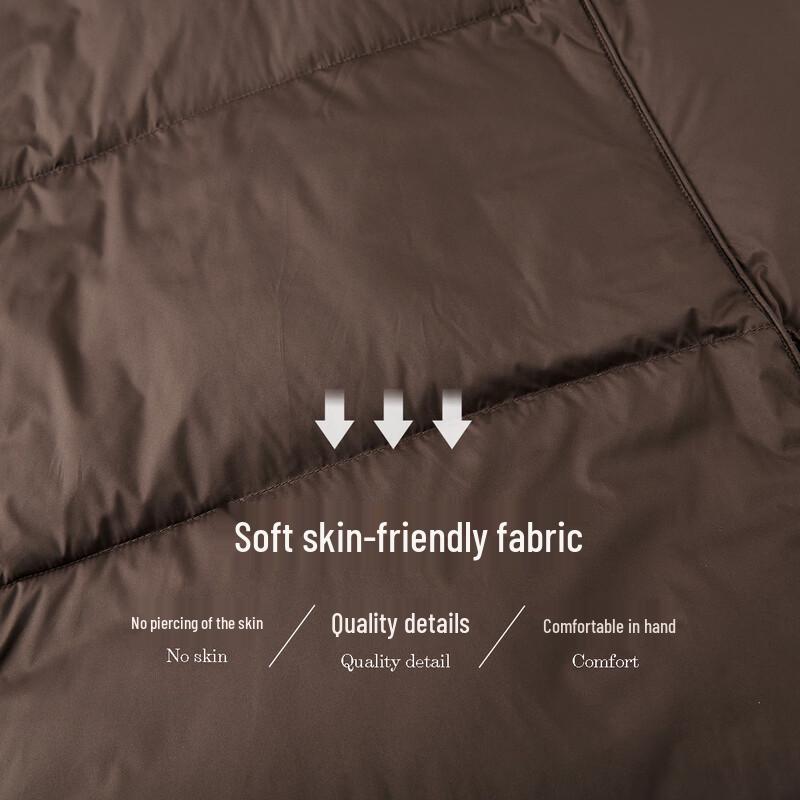 Женский пуховик Demana с большим лацканом, 90% пух утки