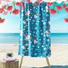Festive Frosty Magic Dance Print Beach Towel, Quick Drying, Suitable for Travel, Outdoor Sports, Jogging, the Beach and Swimming, Gift