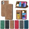 Suitable For IPhone 16 Promax Phone Case Insert Card Skin Feel Flip Cover Magnetic Suction 13mini Phone Case