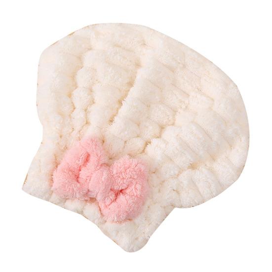 Шапочка для сушки волос с резинкой Суперабсорбент Быстросохнущий Утолщенный Меньше